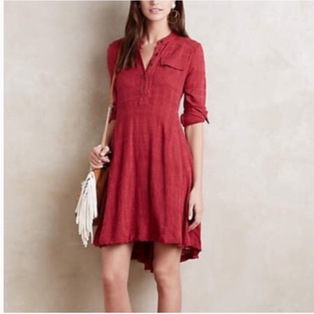Anthropologie Holding Horses Harper Shirtdress